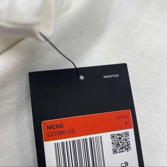 JORDAN MJ SPORT DNA Men’s White T-Shirt Large - Picture 4 of 8